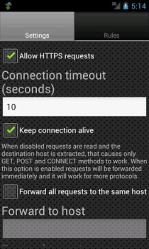 İndir Proxy Server Araçlar Android için Ekran görüntüsü 3