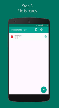 İndir Publisher to PDF İş Android için Ekran görüntüsü 4