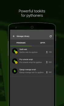 İndir QPython - Learn Python & AI Eğitim Android için Ekran görüntüsü 4