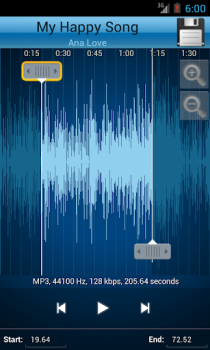 İndir MP3 Cutter and Ringtone Maker Müzik ve Ses Android için Ekran görüntüsü 3