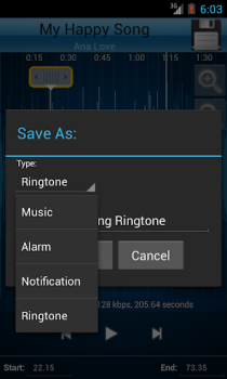 İndir MP3 Cutter and Ringtone Maker Müzik ve Ses Android için Ekran görüntüsü 4