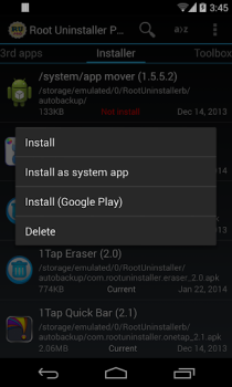İndir Root Uninstaller Araçlar Android için Ekran görüntüsü 5