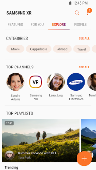 İndir Samsung VR видео Video oynatıcılar ve düzenleyiciler Android için Ekran görüntüsü 3