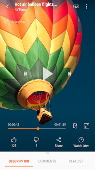 İndir Samsung VR видео Video oynatıcılar ve düzenleyiciler Android için Ekran görüntüsü 5