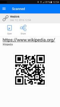 İndir QR Code Reader Araçlar Android için Ekran görüntüsü 4