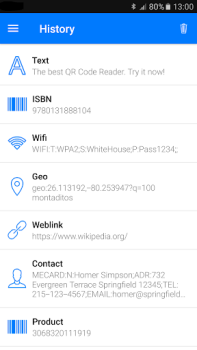 İndir QR Code Reader Araçlar Android için Ekran görüntüsü 5