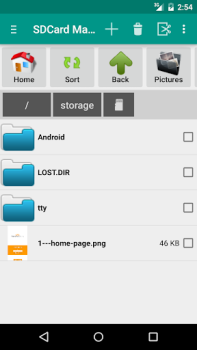 İndir SD Card Manager (File Manager) İş Android için Ekran görüntüsü 2
