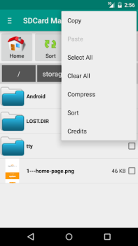 İndir SD Card Manager (File Manager) İş Android için Ekran görüntüsü 3