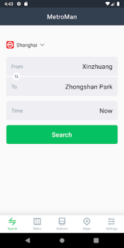 İndir Metro Shanghai Subway Seyahat Android için Ekran görüntüsü 2