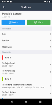 İndir Metro Shanghai Subway Seyahat Android için Ekran görüntüsü 7