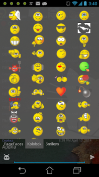 İndir Kolobok smileys for Ace IM İletişim Android için Ekran görüntüsü 2