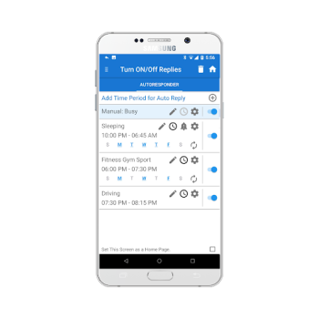 İndir SMS Auto Reply /Autoresponder İletişim Android için Ekran görüntüsü 2