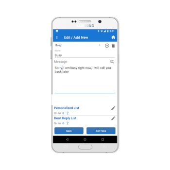 İndir SMS Auto Reply /Autoresponder İletişim Android için Ekran görüntüsü 3