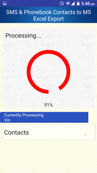 İndir Save Phonebook & SMS to Excel Araçlar Android için Ekran görüntüsü 2