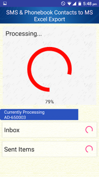 İndir Save Phonebook & SMS to Excel Araçlar Android için Ekran görüntüsü 5