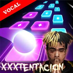 Logo xxxtentacion Tiles Hop Game