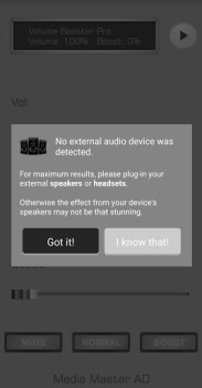 İndir Volume Booster Pro Müzik ve Ses Android için Ekran görüntüsü 7