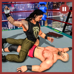 Logo Groovy Real Wrestling Fight