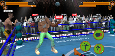 İndir Groovy Real Wrestling Fight Spor Oyunları Android için Ekran görüntüsü 4