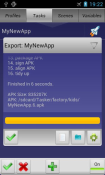 İndir Tasker App Factory Araçlar Android için Ekran görüntüsü 4