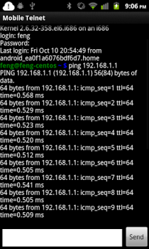 İndir Mobile Telnet İletişim Android için Ekran görüntüsü 2