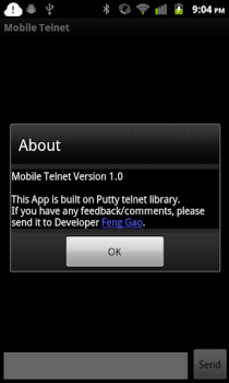 İndir Mobile Telnet İletişim Android için Ekran görüntüsü 4