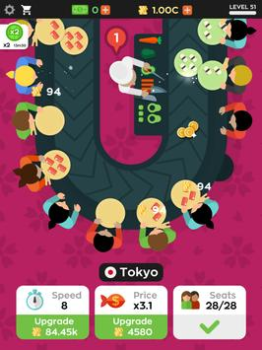 İndir Sushi Bar Idle Simülatörler Android için Ekran görüntüsü 6
