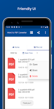İndir Word to PDF Converter Araçlar Android için Ekran görüntüsü 4