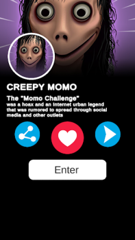 İndir Creepy momo prank video call Eylem Android için Ekran görüntüsü 2