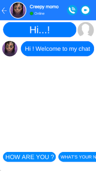 İndir Creepy momo prank video call Eylem Android için Ekran görüntüsü 4