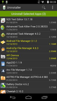 İndir Uninstaller İş Android için Ekran görüntüsü 3