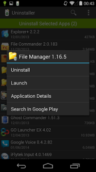 İndir Uninstaller İş Android için Ekran görüntüsü 5
