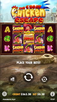 İndir The Great Chicken Escape Slot Kumarhane Android için Ekran görüntüsü 2