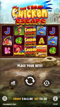 İndir The Great Chicken Escape Slot Kumarhane Android için Ekran görüntüsü 4