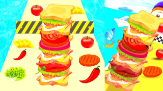 İndir Sandviç Runner 3d Oyunlar Bulmaca Oyunları Android için