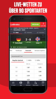 İndir Ladbrokes – Sportwetten App Spor Oyunları Android için Ekran görüntüsü 5
