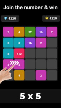İndir 2048 Number Puzzle : X3 Blocks Bulmaca Oyunları Android için