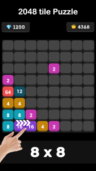 İndir 2048 Number Puzzle : X3 Blocks Bulmaca Oyunları Android için Ekran görüntüsü 3