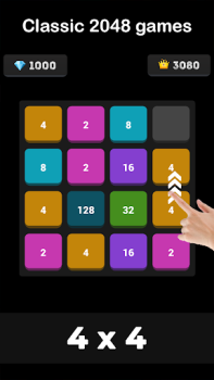 İndir 2048 Number Puzzle : X3 Blocks Bulmaca Oyunları Android için Ekran görüntüsü 7