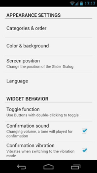İndir Slider Widget - Volumes Araçlar Android için Ekran görüntüsü 5