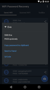 İndir WiFi Password Recovery Araçlar Android için Ekran görüntüsü 2