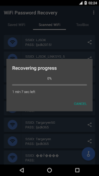 İndir WiFi Password Recovery Araçlar Android için Ekran görüntüsü 4