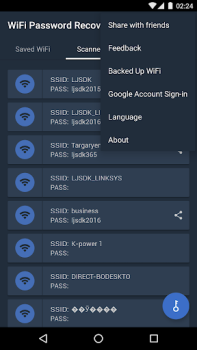 İndir WiFi Password Recovery Araçlar Android için Ekran görüntüsü 6