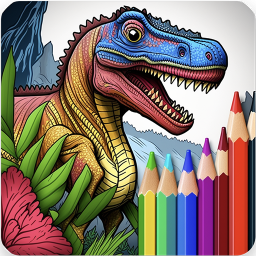 Logo Dinosaurs Coloring Book