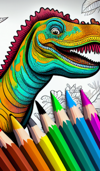 İndir Dinosaurs Coloring Book Bulmaca Oyunları Android için Ekran görüntüsü 6