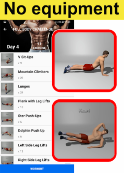 İndir Home Workout - Fit in 28 Days Sağlık & Fitness Android için