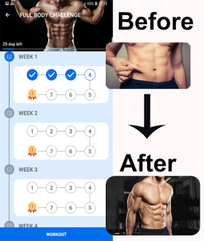 İndir Home Workout - Fit in 28 Days Sağlık & Fitness Android için Ekran görüntüsü 2
