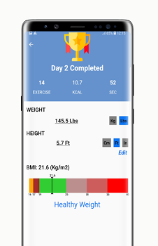 İndir Home Workout - Fit in 28 Days Sağlık & Fitness Android için Ekran görüntüsü 5