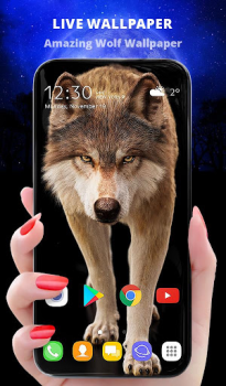 İndir Lone Wolf Wallpaper + Keyboard Özelleştirme Android için