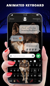 İndir Lone Wolf Wallpaper + Keyboard Özelleştirme Android için Ekran görüntüsü 2